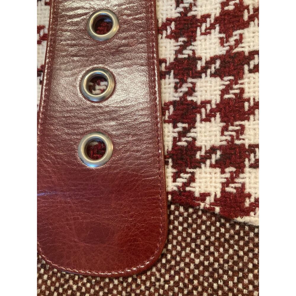 VINTAGE Auto Car Upholstery Crossbody Bag ~ Kim White ~ Chevy Blazer 1975 ATX - Picture 2 of 10